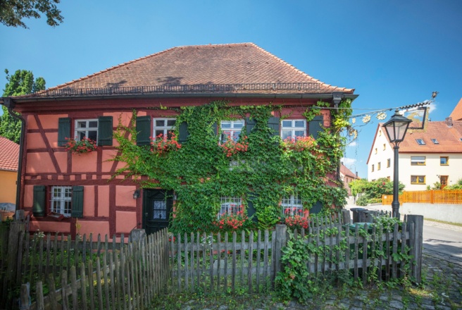 Gustenfelden, Fachwerkhaus, Schwabachtal