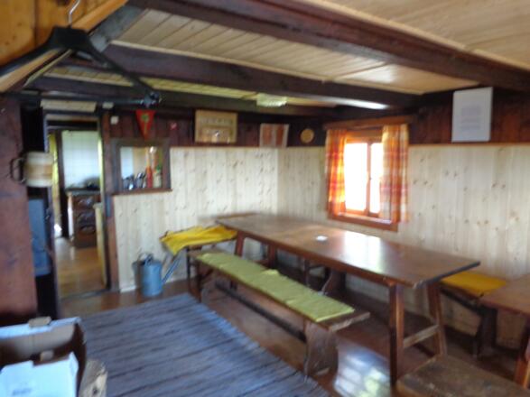 Hütte im Gastbereich