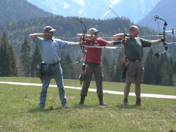 Bogenschießen auf der Halleralm in Bad Goisern
