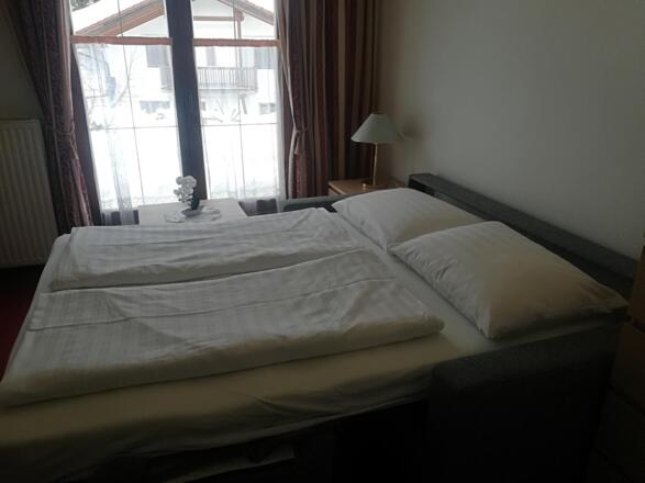 Ausziehbare Schlafcouch Ferienwohnung Nr. 2