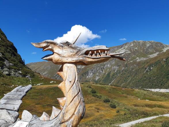 Draak aan de Bockhartseehütte