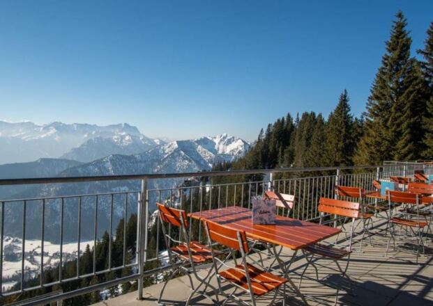 Die Laberei Blick auf die Zugspitze