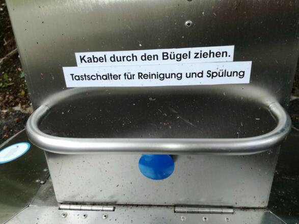 Versorgungsstation für Wohnmobile
