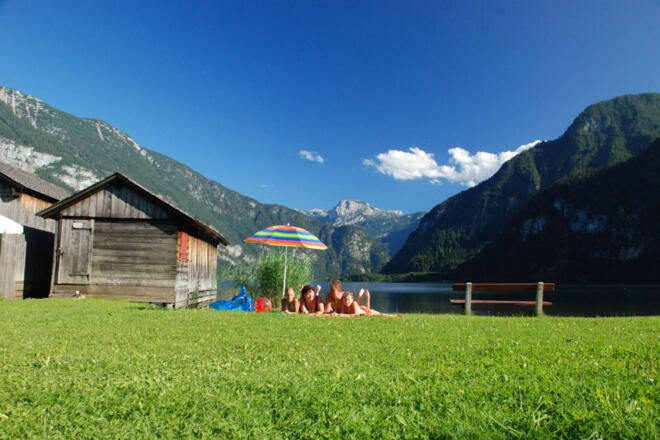 Badeplatz am Hallstättersee