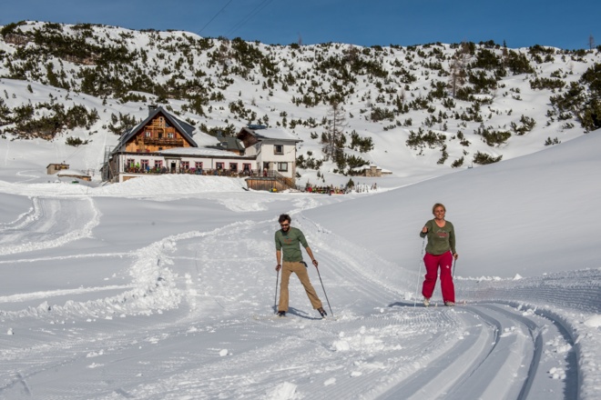 Höhenloipe Dachstein Krippenstein - Gjaid Alm