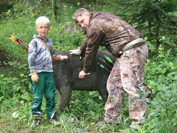 Bogenschießen 3D Parcour Halleralm Bad Goisern