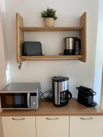 Mikrowelle, Toaster, Kaffemaschine WMF, Nespresso,