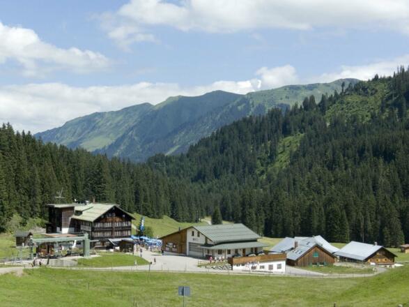 Ausgangspunkt für die Tour auf den Hohen Ifen ist die Auenhütte.