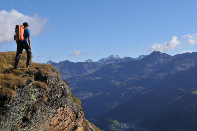 Abstieg vom Ramolhaus nach Obergurgl