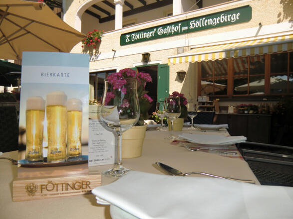 Gastgarten Hotel Föttinger