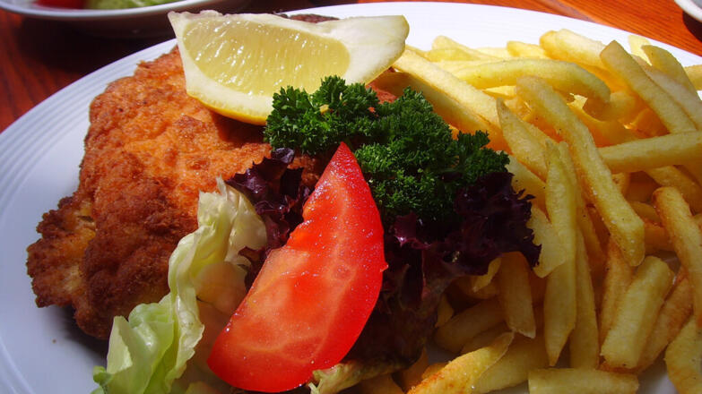 Dorfstube Großpointner Schnitzel