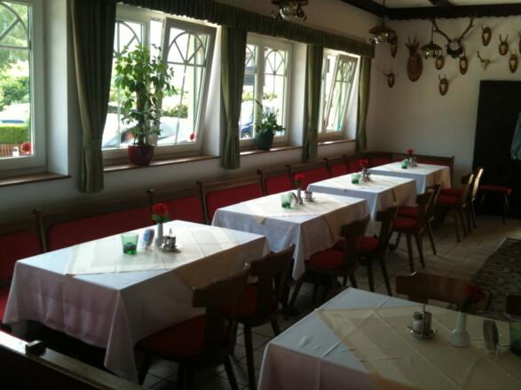 Gastraum Gasthof Seestern