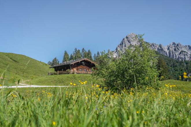 Kaser auf der Litzlalm