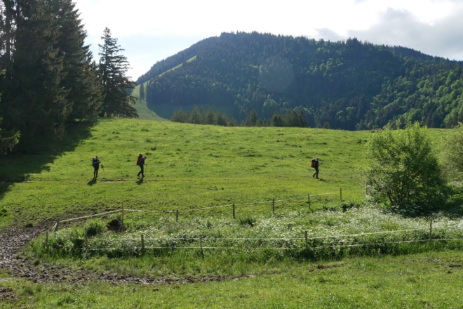 Wanderer auf dem Fjällräven Classic