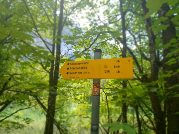 Wegweiser zum Frillensee
