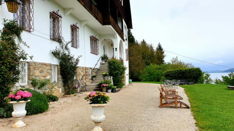 Villa Weiss - Blick auf die Terrasse