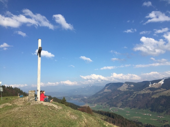 Gipfelkreuz der Salmaser Höhe