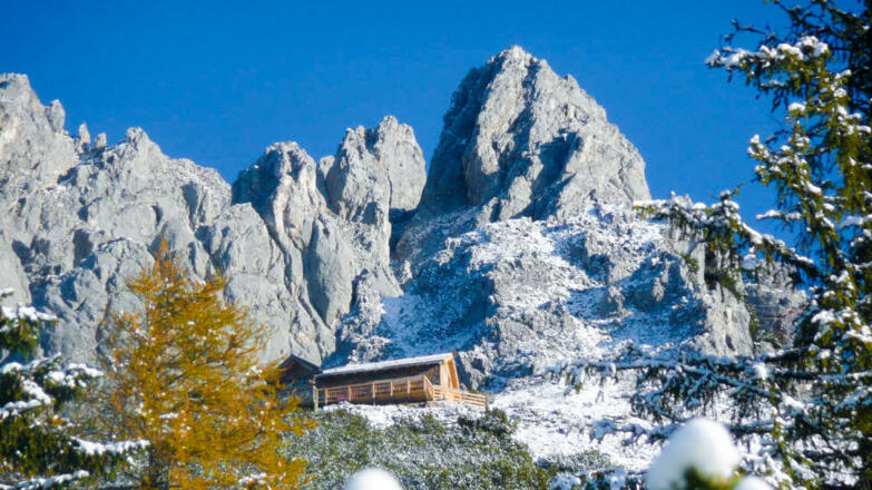 Am Fuße des Werfener Hochthron, Höhe 2363 m. ü. A.