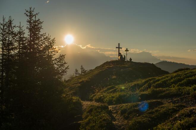 Sonnenuntergang am Geierkogel