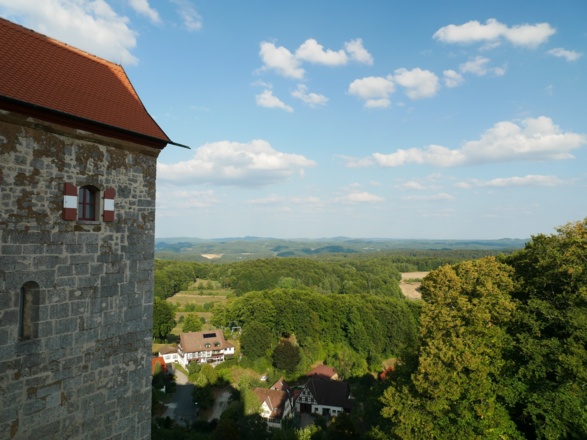 Blick von der Burg Hohenstein