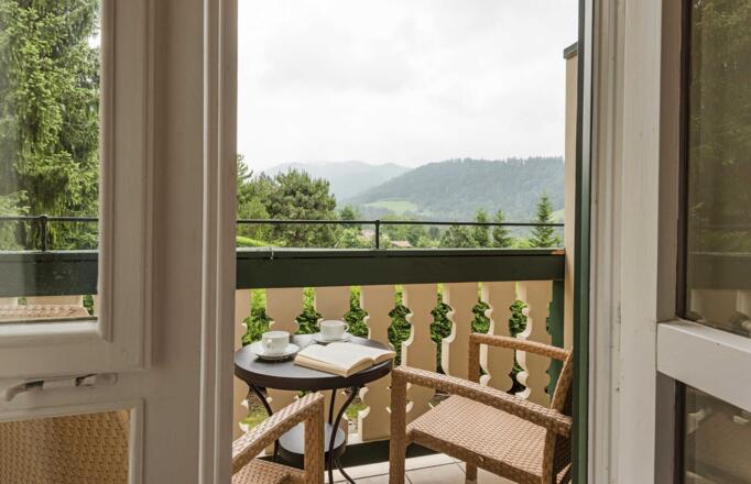 Bergblick vom Berghaus - Hotel Der Westerhof Tegernsee