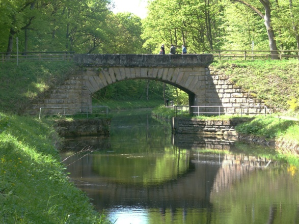 Die Sorger Kanalbrücke oder Roßbrücke am Ludwigskanal