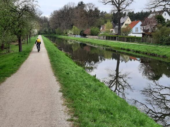 Radfahren am Ludwigskanal