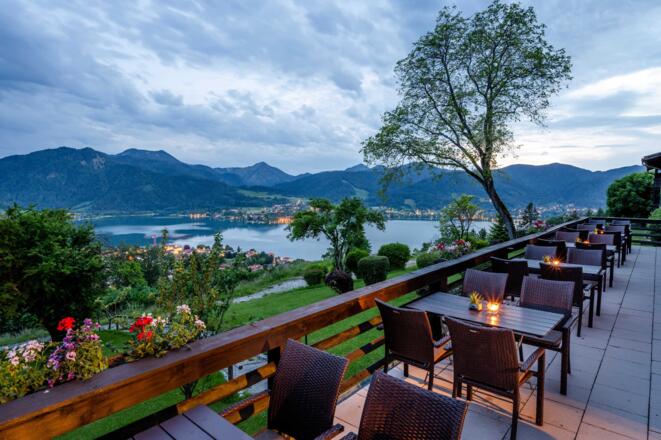 Abendstimmung auf der Terrasse - Hotel Der Westerhof