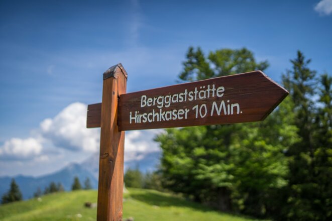 Wegweiser am Toten Mann