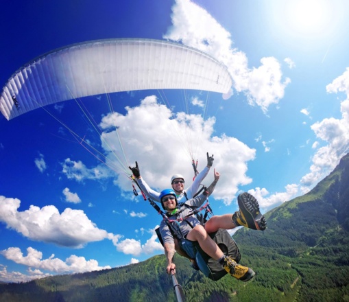 Tandem Gleitschirmflug mit Daniel