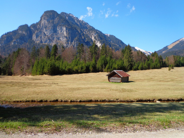 Stadl mit Blick auf Königstand