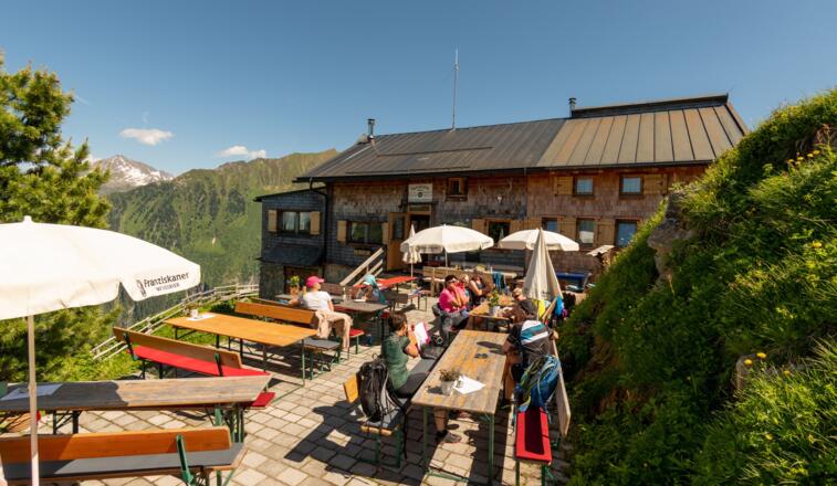 Das Ziel: die Gamshütte