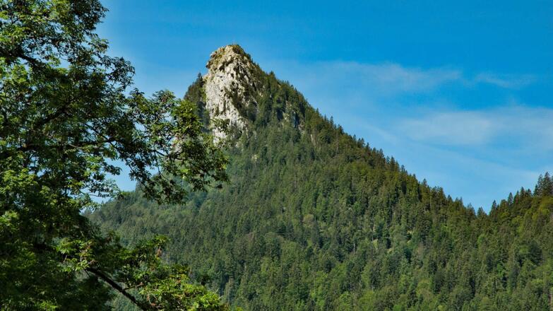 Gasthof Batznhäusl in Kreuth am Tegernsee - Blick zum Leonhardstein