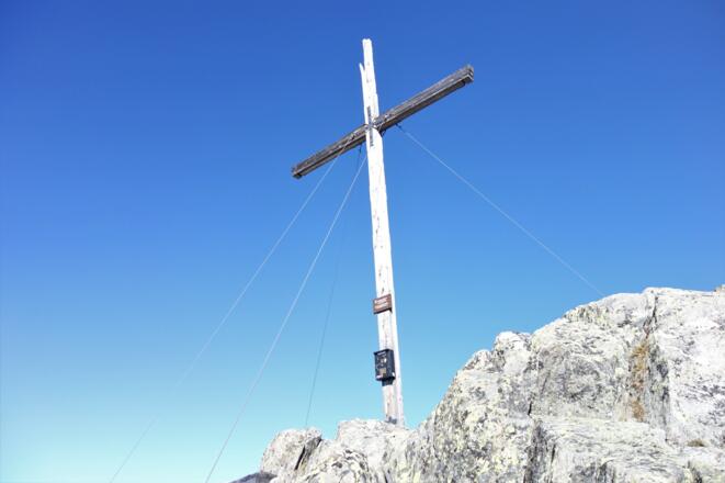 am Gipfel 2884m