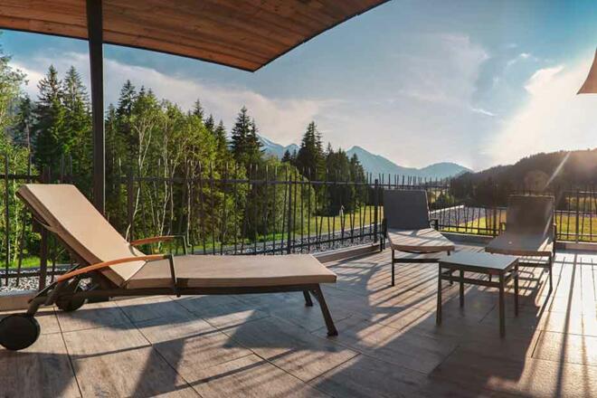 Relaxbereich außen