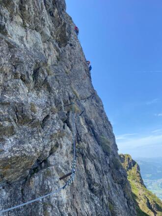 Kitzbüheler Horn Klettersteig Einstieg