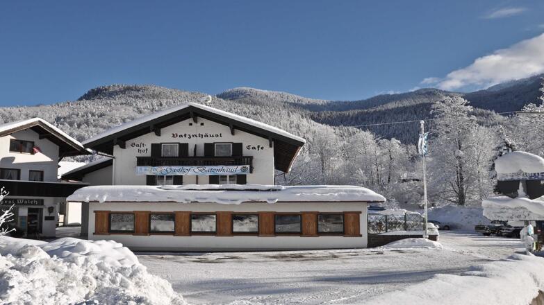 Gasthof Batznhäusl in Kreuth am Tegernsee im Wintermärchenland