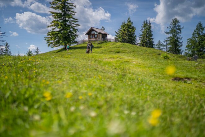 Die Bezoldhütte auf dem Toten Mann
