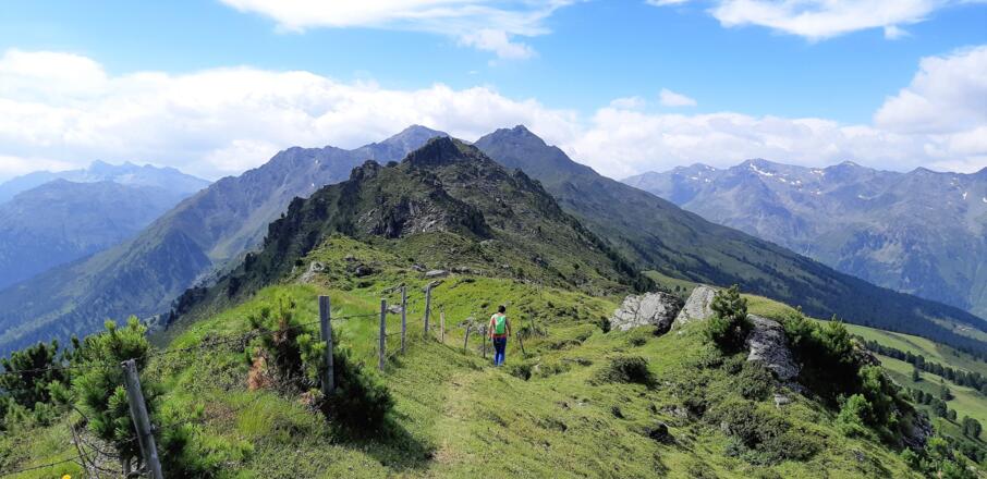 Haneburger (2550 m) über Largoz, Wattenspitze und Rosskopf. Alle Fotos vom 07.08.2021.