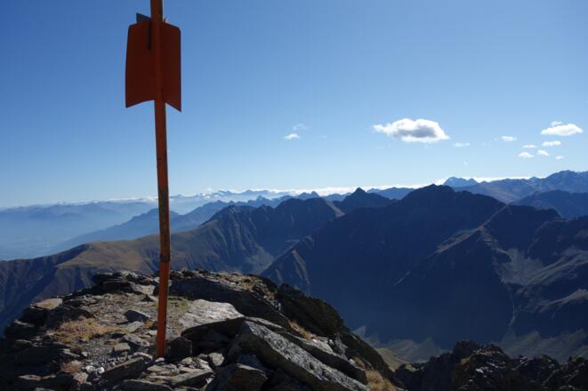 Höchster Punkt des Hocheder 2796m