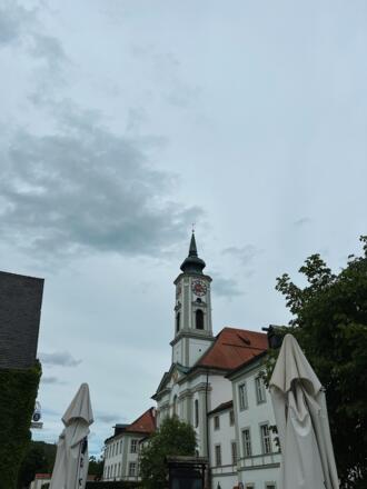 Ausblick vom Biergarten
