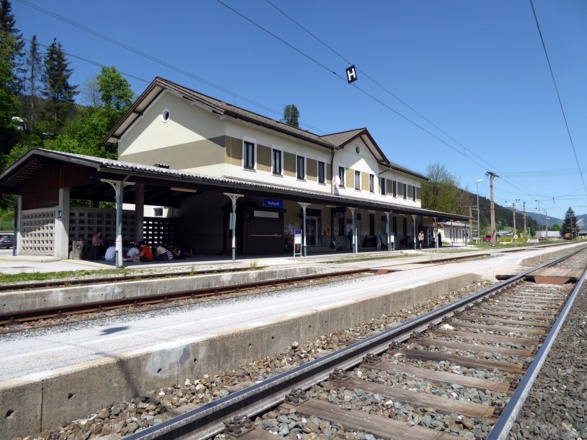 Der Bahnhof in Radstadt.
