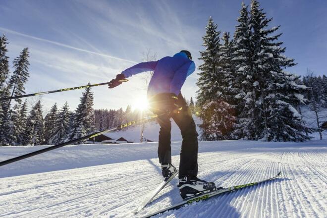 Skating und Klassische Spur direkt am Hotel