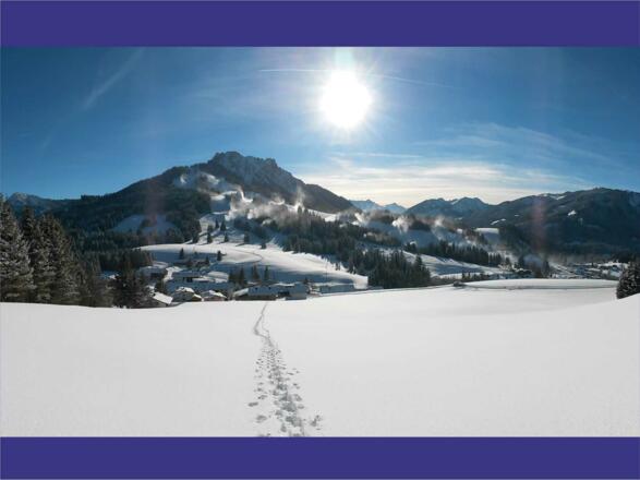 Mit Schneeschuhen herrliche Ausblicke genießen (Sorgschrofen und Jungholz)