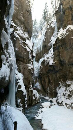 Partnachklamm im Winter