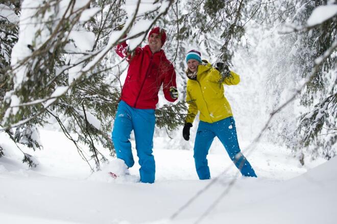 Startpunkt für viele Schneeschuhwanderungen ...