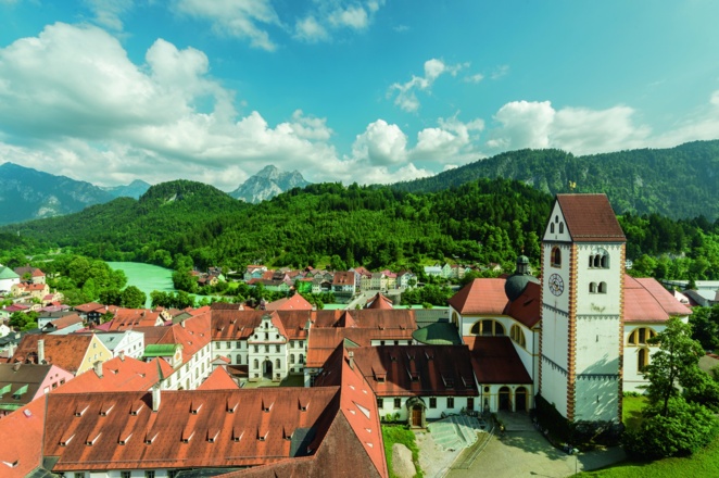 Fallturm im Hohen Schloss zu Füssen Aussicht