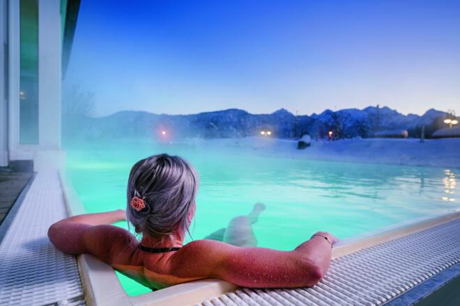 Außenbecken des Vital Spa im Hotel Sommer