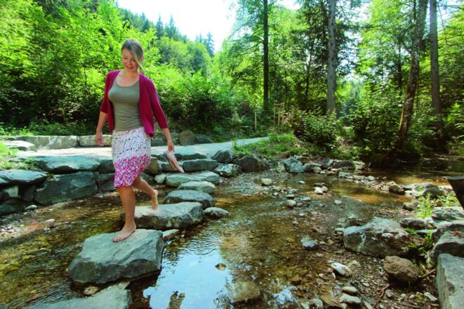 Pfad der Sinne in Bad Faulenbach