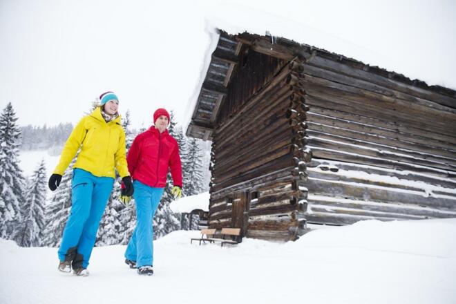 Über 50km Winterwanderwegenetz im Kleinwalsertal